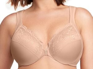 Plus Size Front-Close Underwire Bra for Fuller Busts